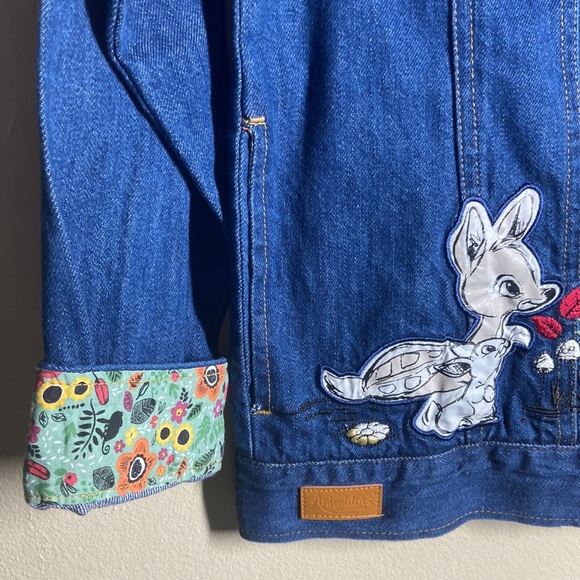 Disney Animators Girls sz 9/10 Denim Jean Jacket - Picture 3 of 8